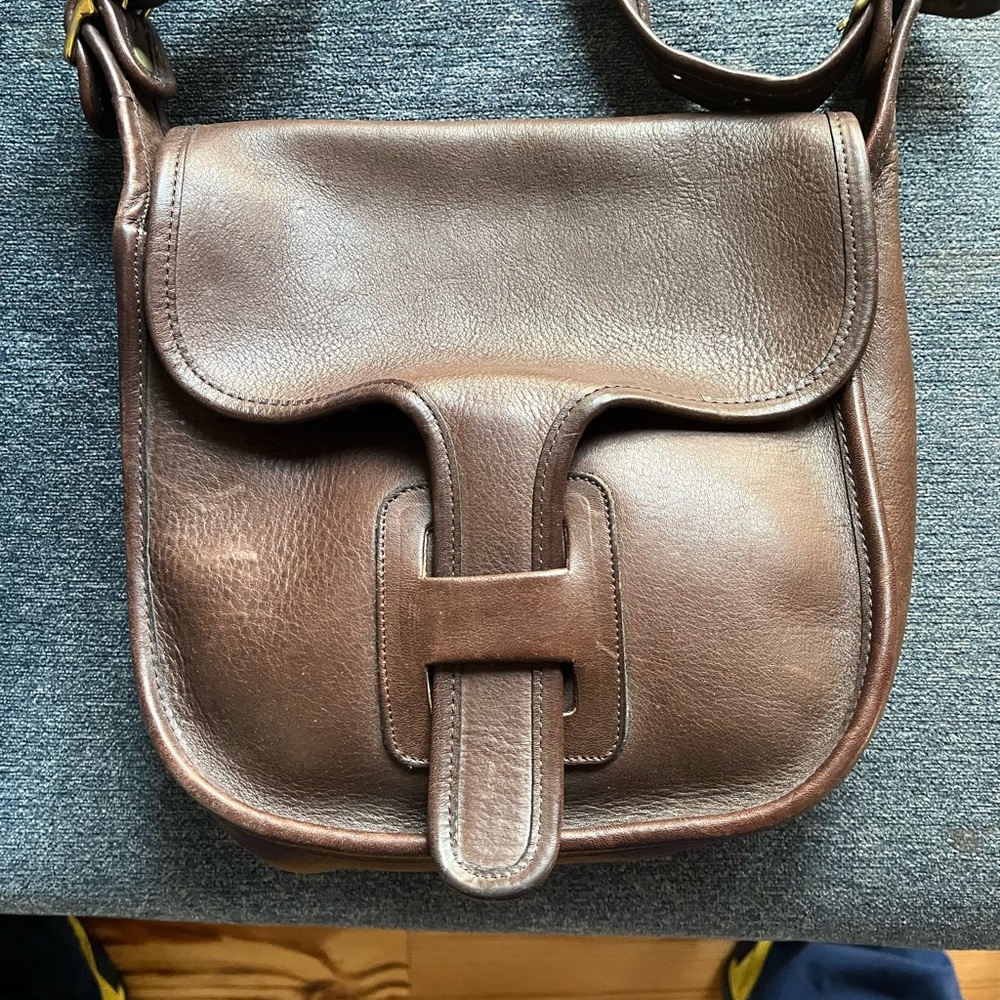 Coach Dark Brown Leather Bag